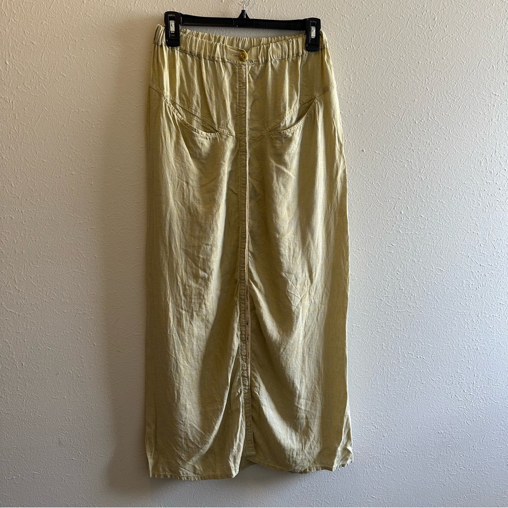 FLAX linen skirt size small